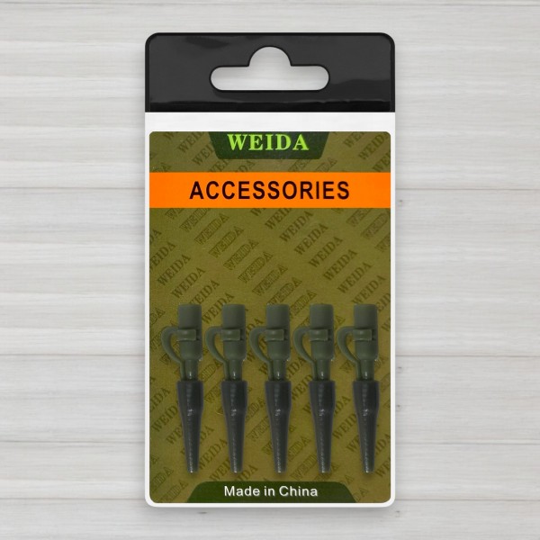 Безопасная клипса для монтажей карповых, 5шт/уп, Weida 86001